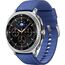 Galaxy Watch 8 Classic | 46 мм | 4G LTE | Black | Hybrid/Blue | S/M/L, Тип ремешка : Hybrid, Размер корпуса : 46 мм, Цвет: Black, Цвет ремешка: Blue, Размер ремешка : S/M/L, Подключение часов : Bluetooth / Wi-Fi + 4G LTE, изображение 2